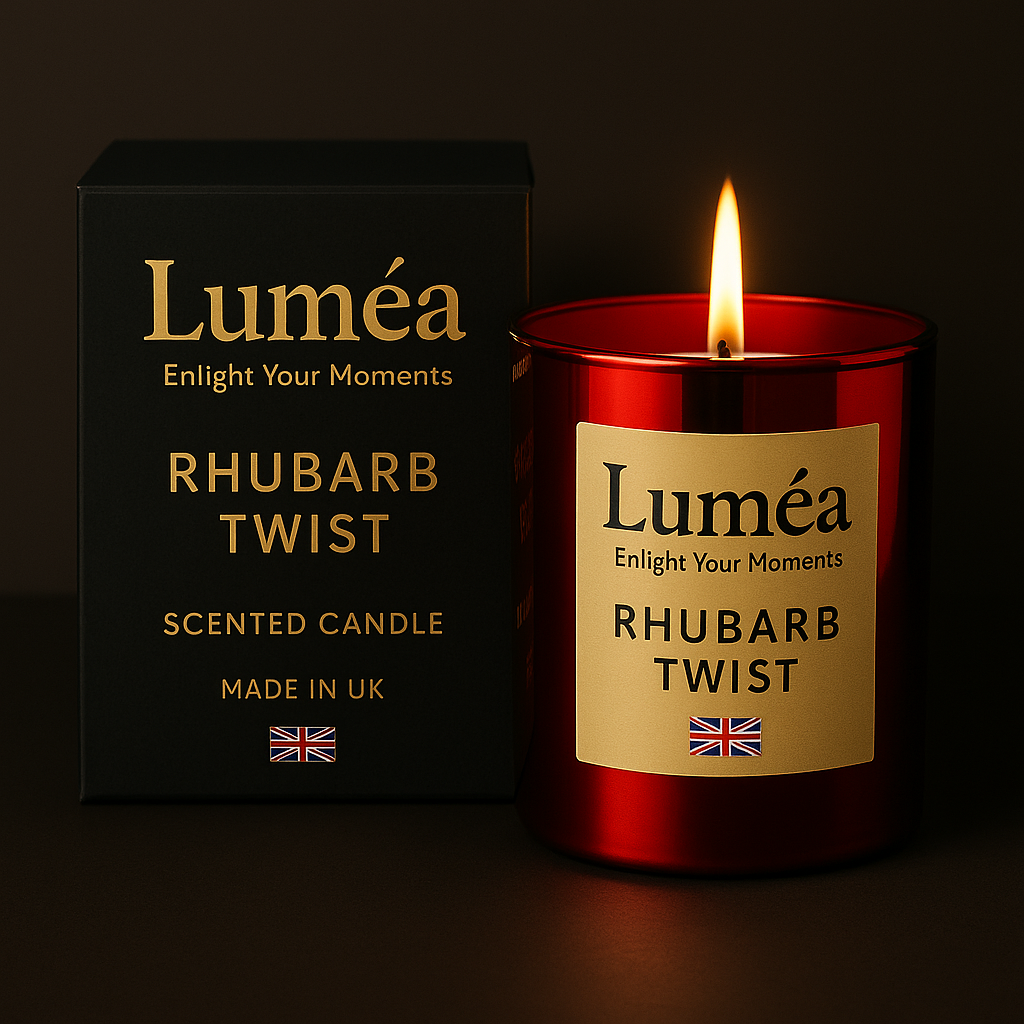 Lumea – Rhubarb Twist Premium Scented Candle