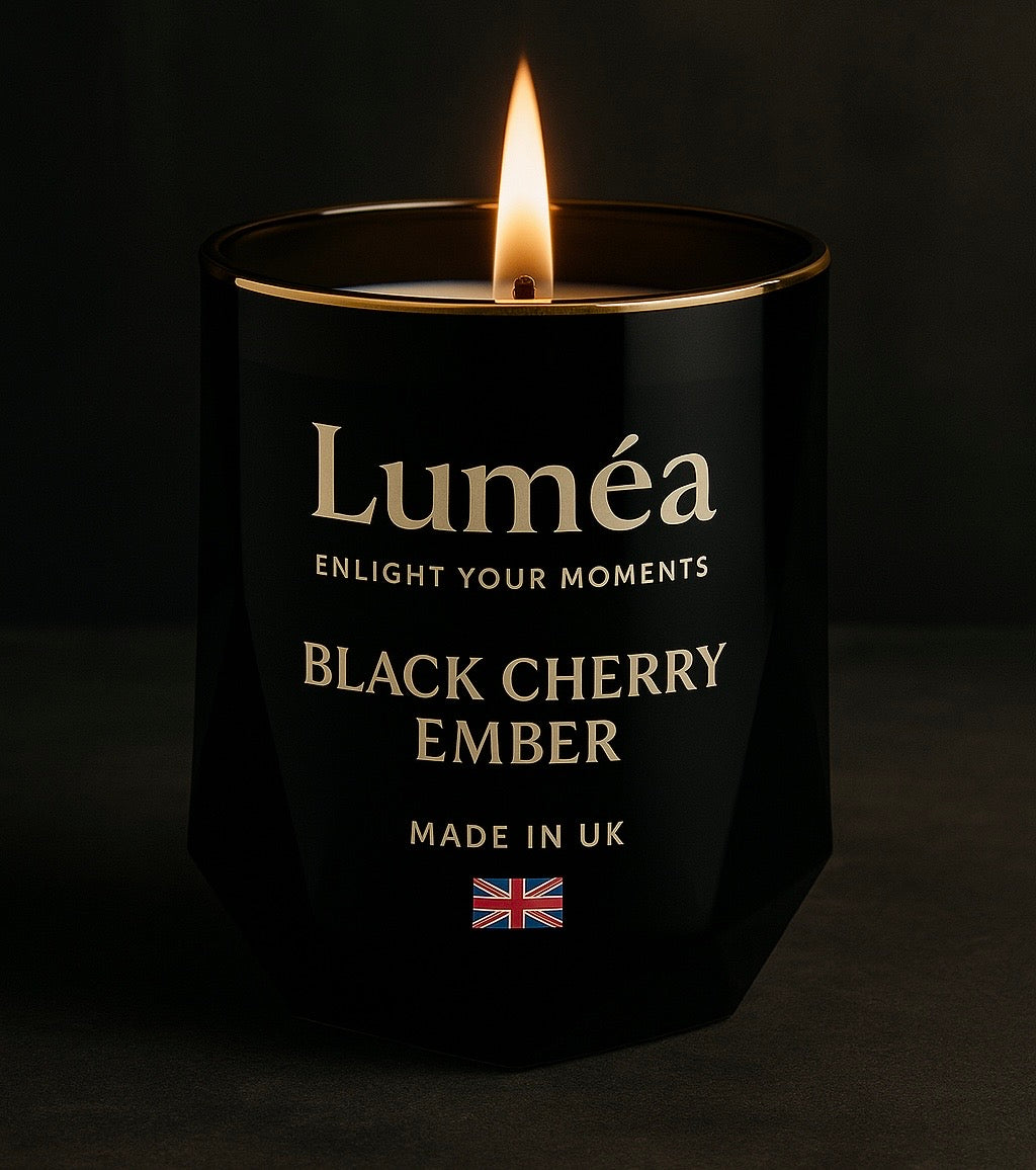 Lumea Black Cherry Ember – Luxury Scented Candle